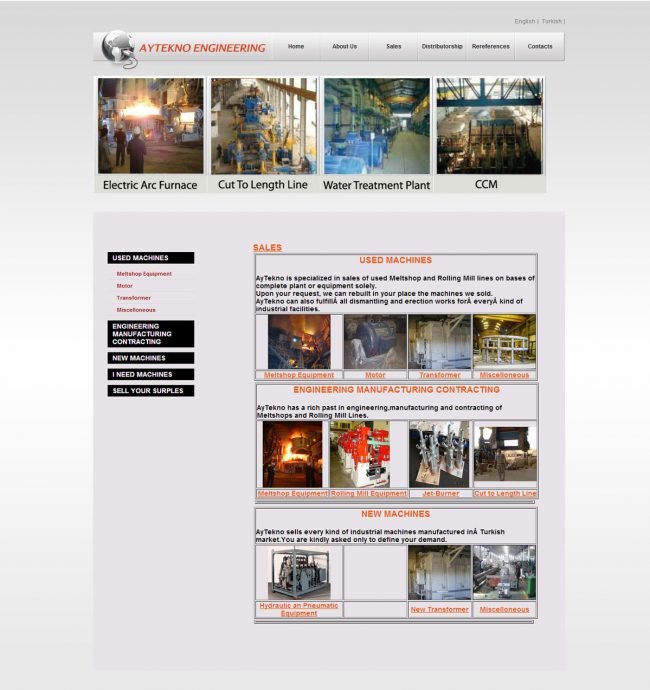 mühendislik firması web tasarım