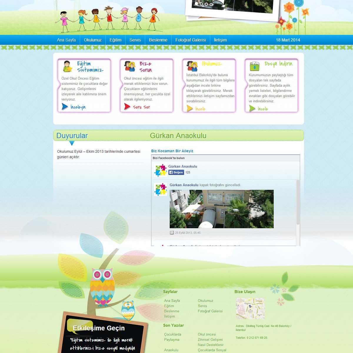 anaokulu web tasarım