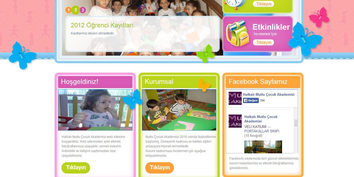 anaokulu için web tasarım