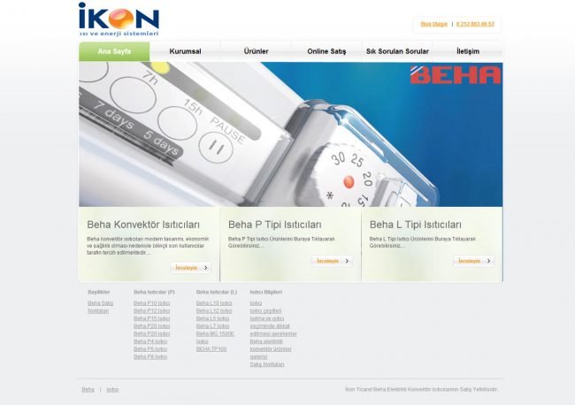 ikon-ticaret web tasarım