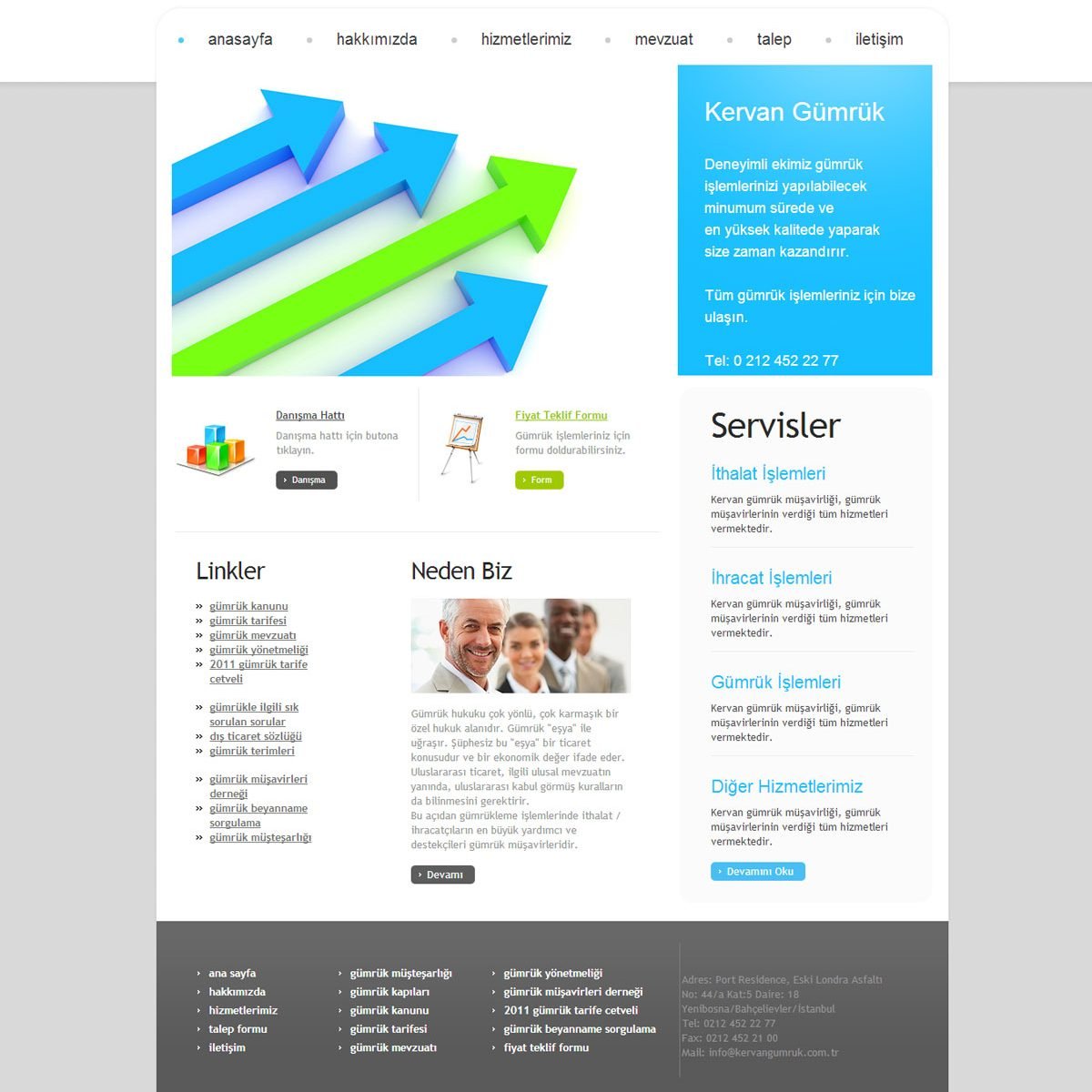 gümrük firması web tasarımı