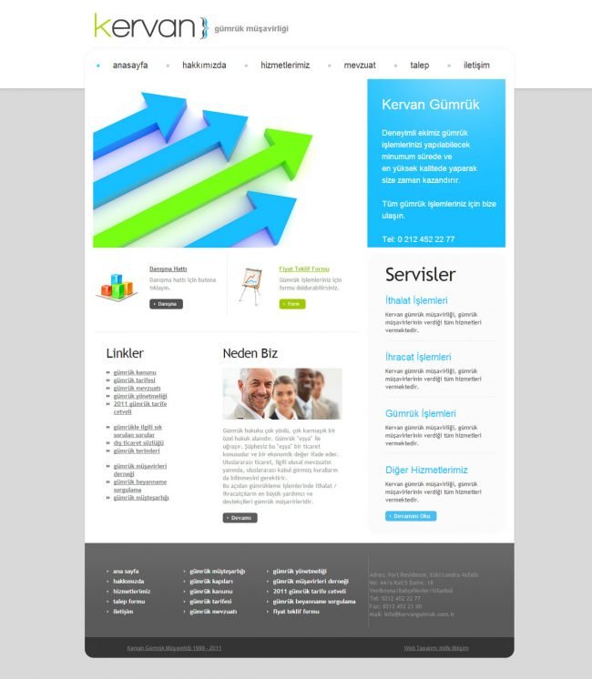 gümrük firması web tasarımı