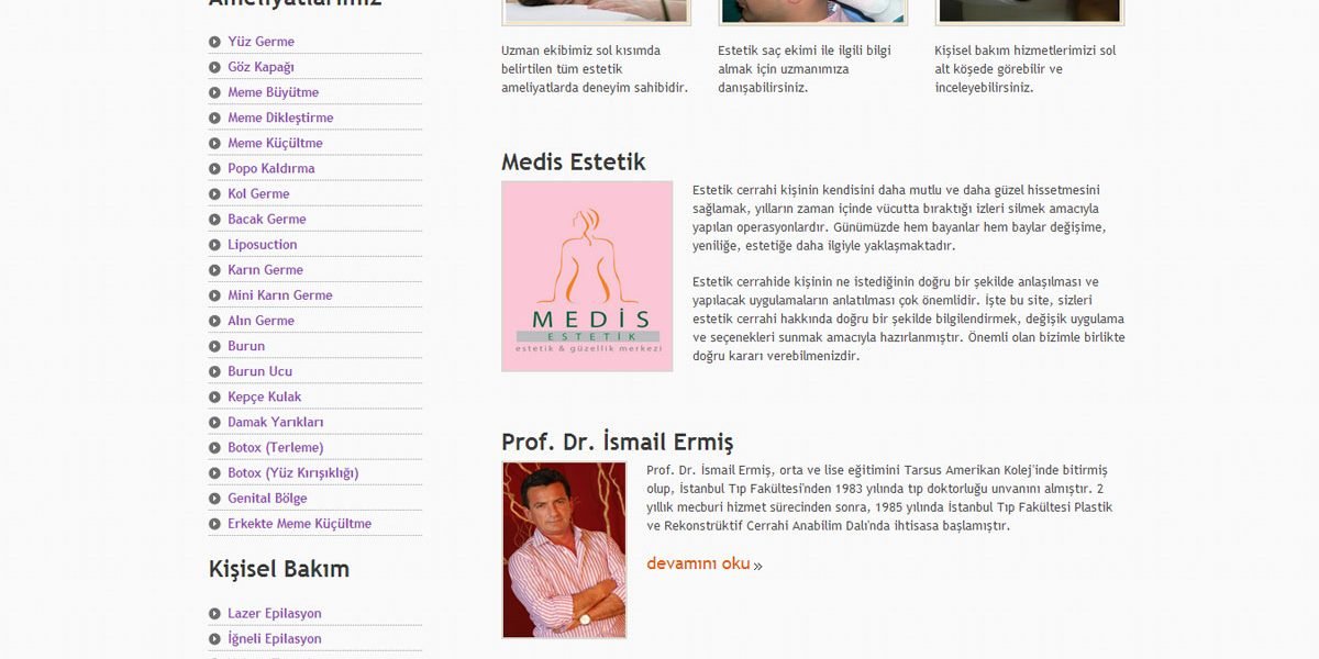 estetik merkezi web tasarım