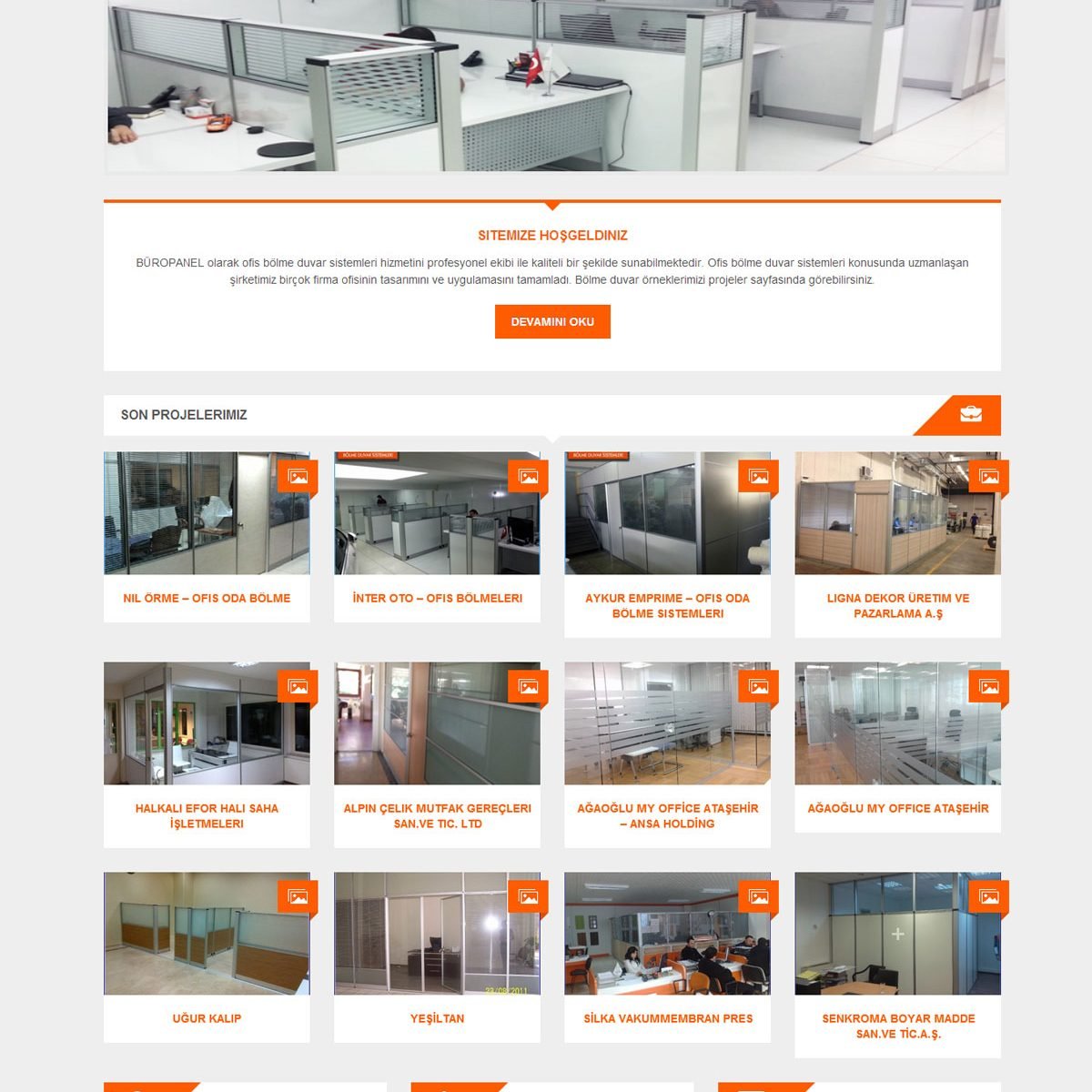 ofis bölme duvar firması mobilya