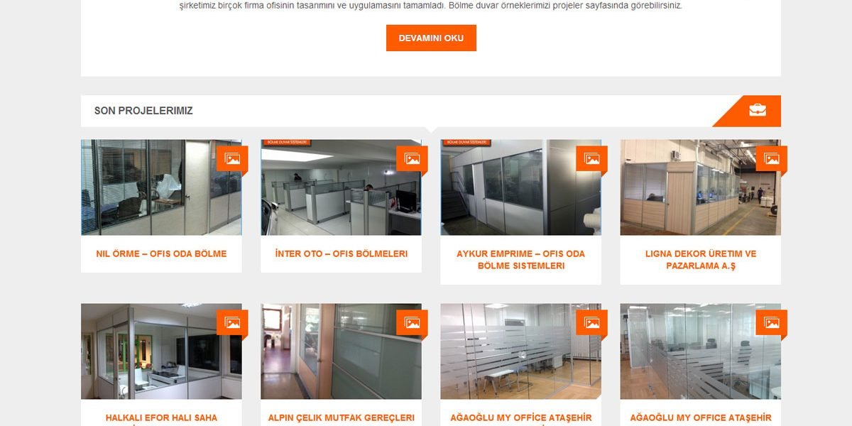 ofis bölme duvar firması mobilya