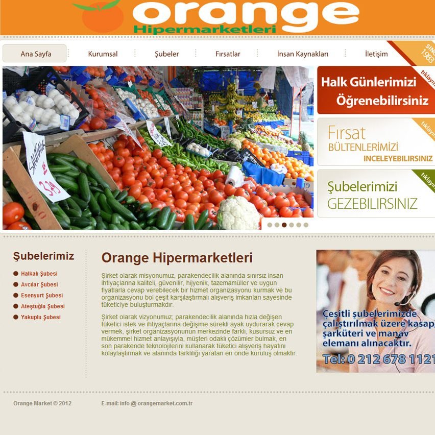 market web tasarımı